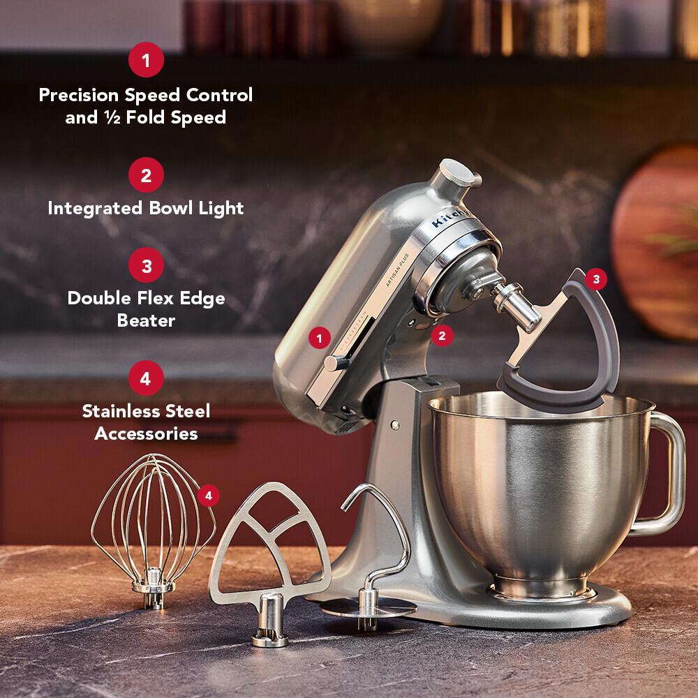 KitchenAid Artisan Plus Stand Mixer Medallion Silver